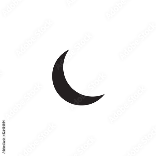 Moon and stars vector icon , night icon.
