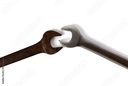 Slika na platnu Wrench isolated on white background