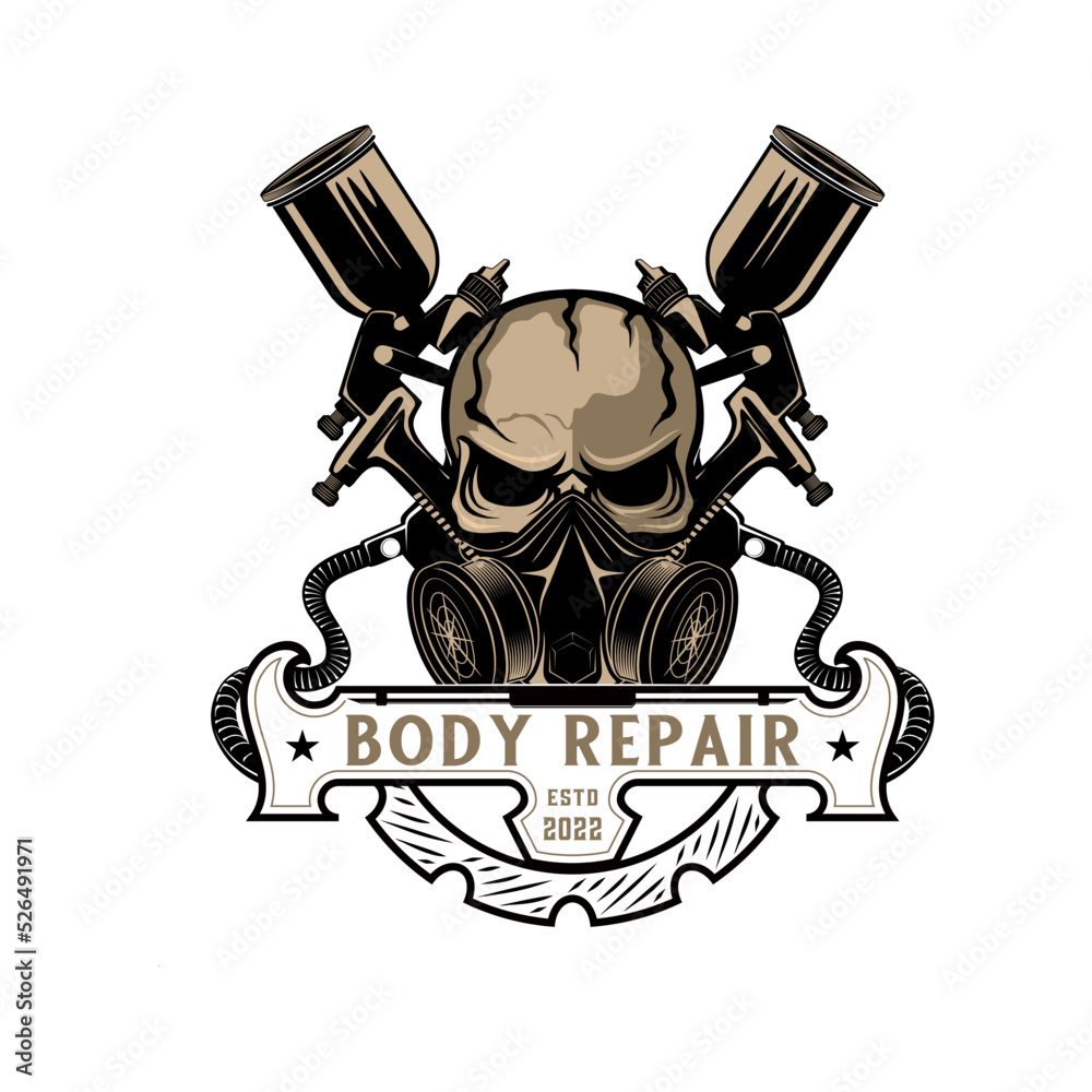 Skull 2024 car emblem