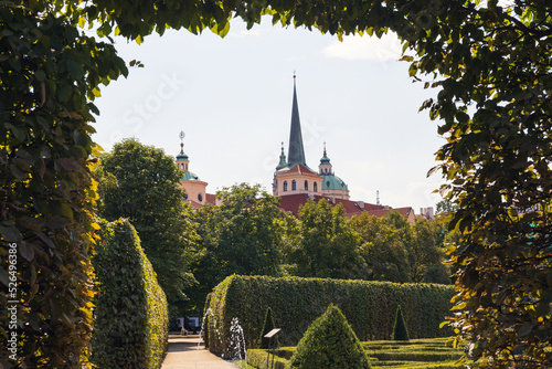 Photography View from Wallenstein Garden at Wallenstein Palace, Prague