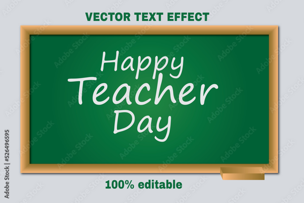 vector text effect editable happy teacher day vector text effect editable happy teacher day