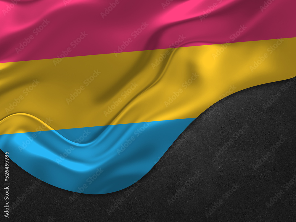 The Pansexual flag (LGBTQ+) isolated on a white background. Top view. Flat lay. Space for text. Love concept.
The Pansexual flag (LGBTQ+) isolated on a white background. Top view. Flat lay. Space for text. Love concept.