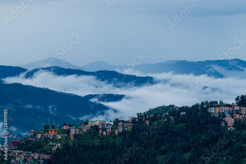 Various views of Shimla in monsoon