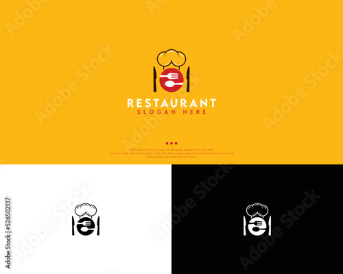 Restaurant Logo Design Template photo