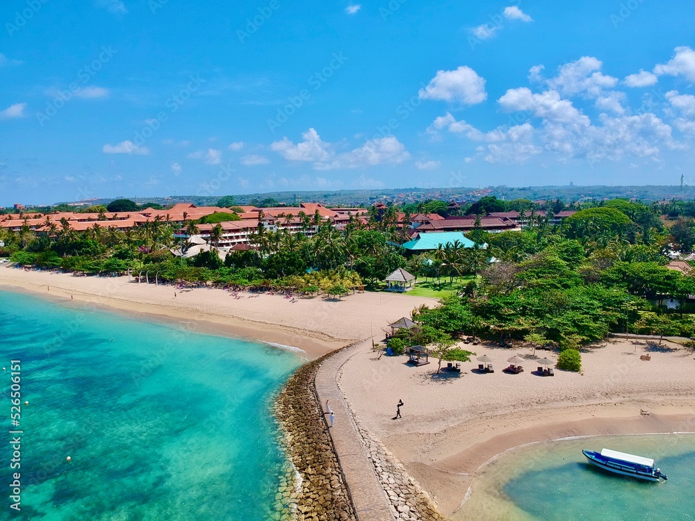 Wunderschöne Strand Aufnahme in Bali Indonesien 