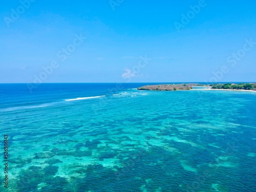 Wunderschöne Strand Aufnahme in Bali Indonesien 