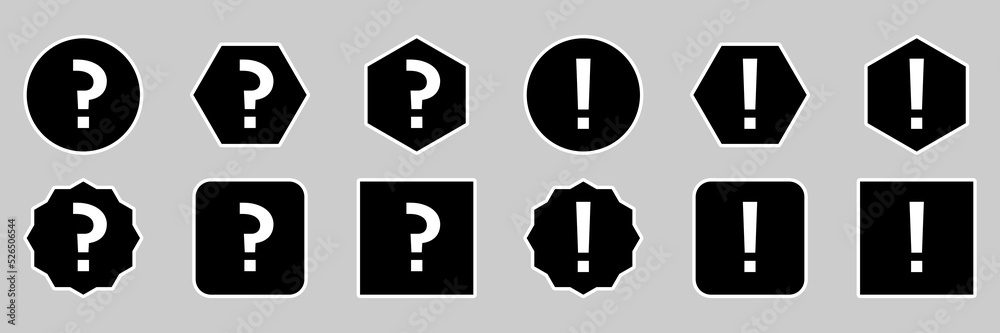 Question Mark Icon Set FAQ Sign Help Symbol Exclamation Mark Icon question-mark-icon-set-faq-sign-help-symbol-exclamation-mark-icon