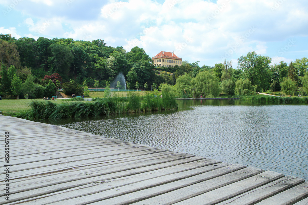 The relaxation and activity area park in Prague called The relaxation and activity area park in Prague called