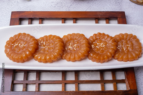Korean holiday food delicious snack Yakgwa