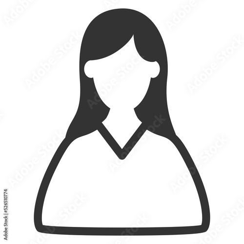 Casino Dealer icon. Flat style vector illustration isolated on white background
