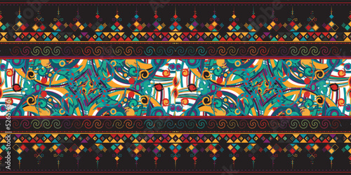 seamless ethnic pattern design.Geometric ethnic oriental ikat pattern traditional Design.ethnic oriental pattern,fabric,embroidery.Mexican pattern.merican pattern.latin african.indian fabric.Mexican