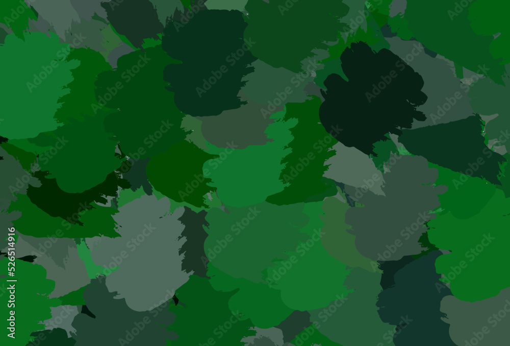 Light Green vector texture with abstract forms.