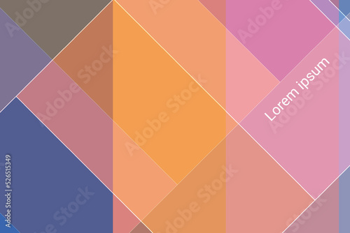 Colorful Modern Abstract Pattern Background. Geometric Banner. Wallpaper. Vector Illustraiton