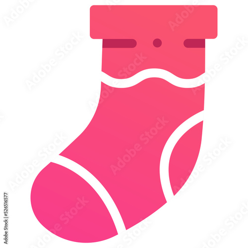 red christmas sock