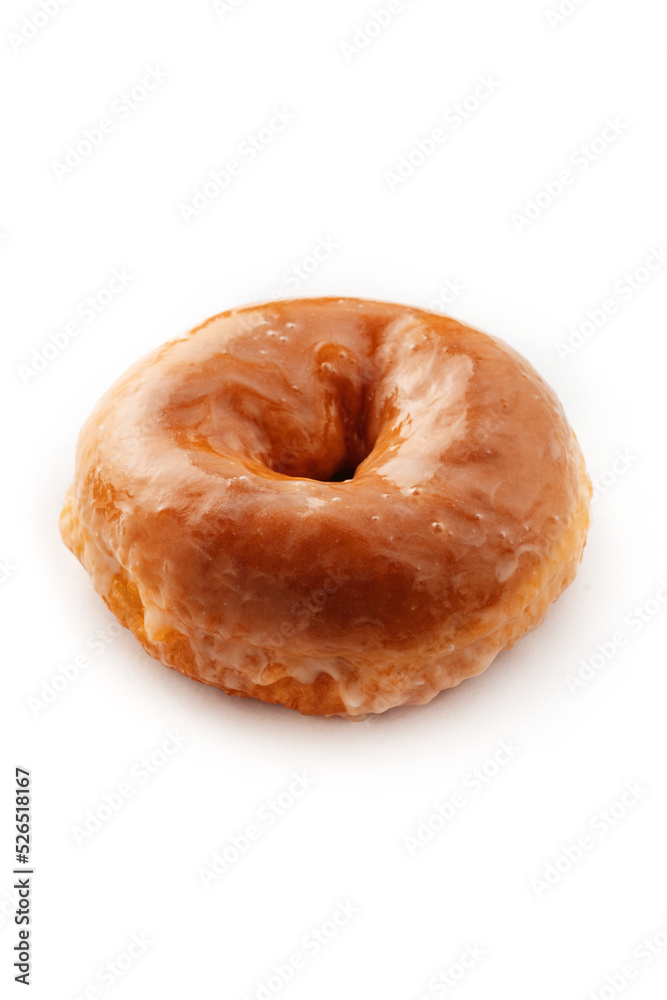 donut closeup isolated on white background donut closeup isolated on white background