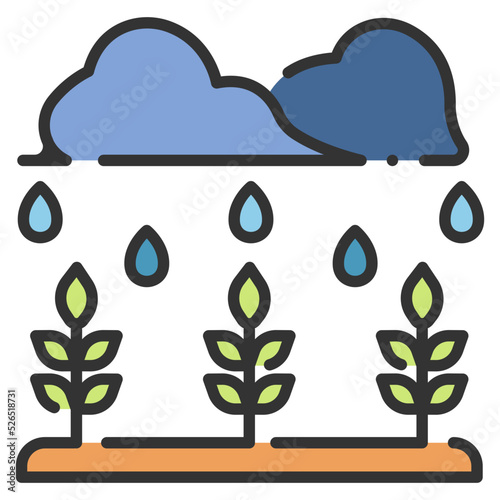 rain plant icon