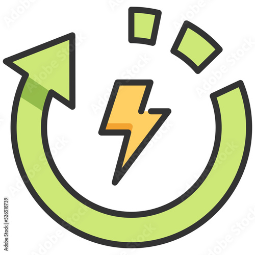 recycle energy icon Free Download recycle energy icon - GFXLoad