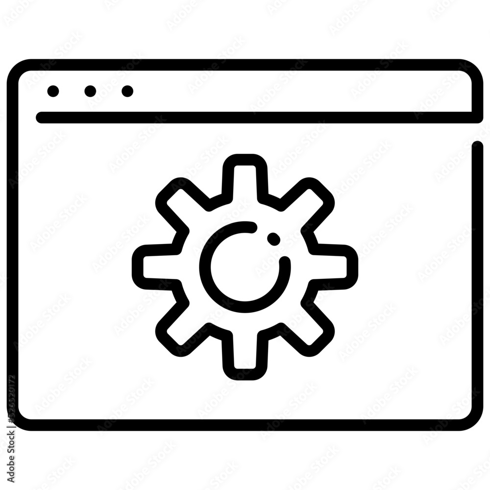 website setting icon