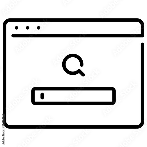 website search engine icon