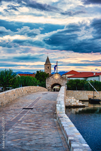 Nin, Kroatien, Insel, Stadt, Brücke, Kirche, Kirchturm, Dalmatien, Zaton, Zadar