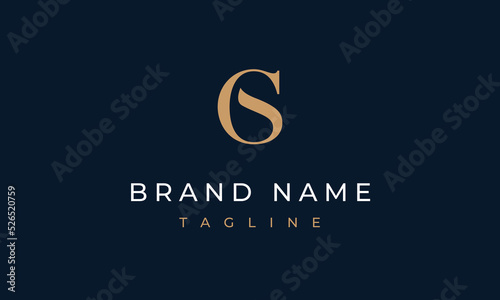 CS Logo Design Letter CS Logo Template C and S Monogram photo