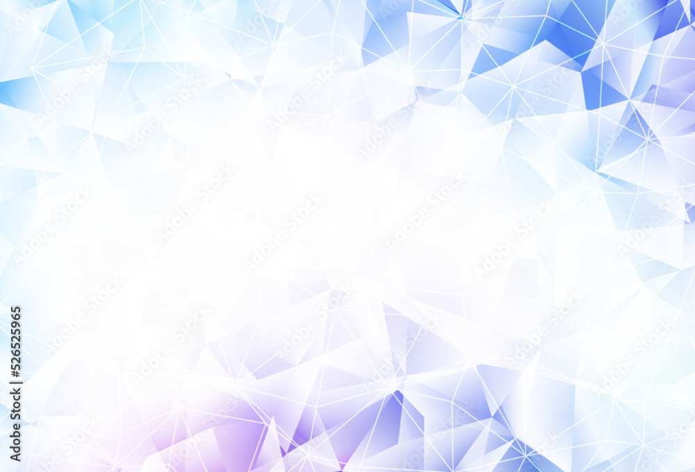 Light Pink, Blue vector texture with triangular style. Light Pink, Blue vector texture with triangular style.
