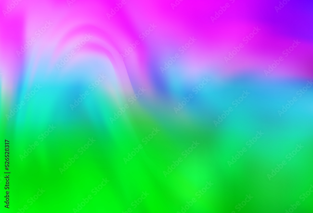 Obraz premium Light Pink, Green vector abstract blurred background.