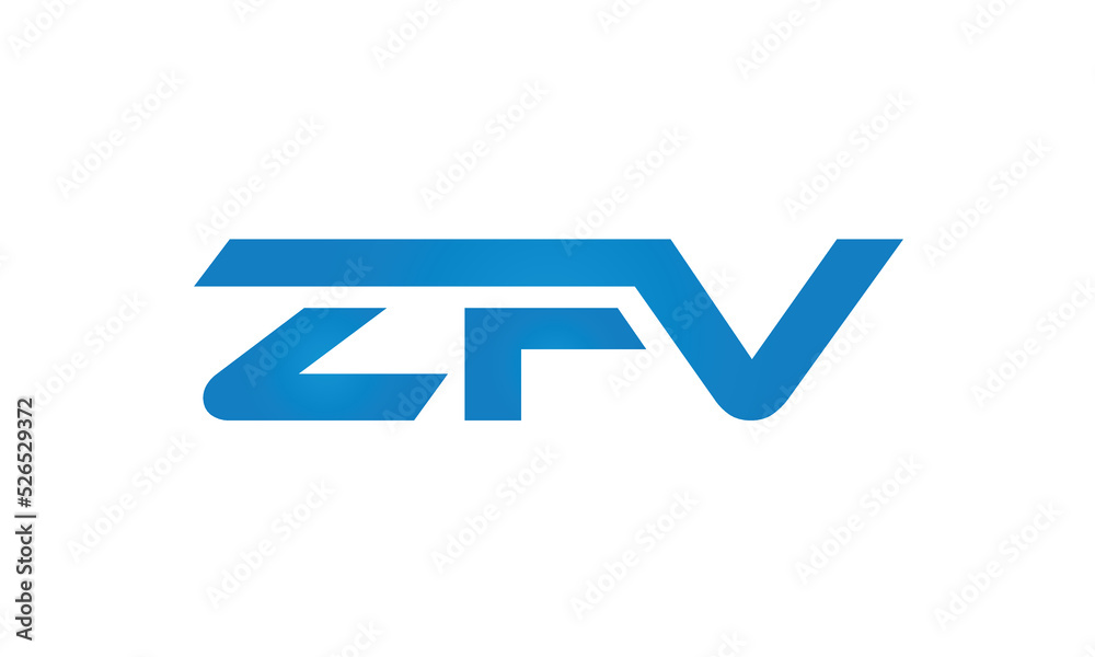 initial letters ZFV linked creative modern monogram lettermark logo design, connected letters typography logo icon vector illustration initial letters ZFV linked creative modern monogram lettermark logo design, connected letters typography logo icon vector illustration