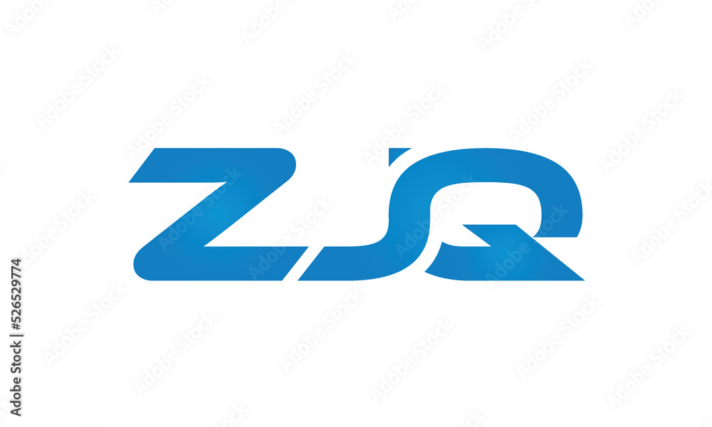 initial letters ZJQ linked creative modern monogram lettermark logo design, connected letters typography logo icon vector illustration initial letters ZJQ linked creative modern monogram lettermark logo design, connected letters typography logo icon vector illustration