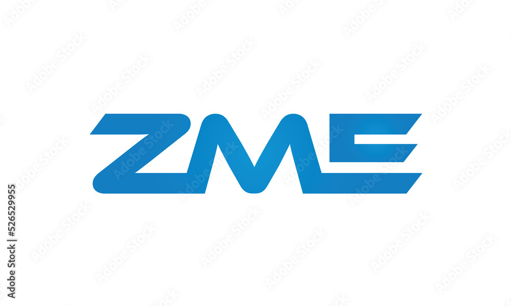 initial letters ZME linked creative modern monogram lettermark logo design, connected letters typography logo icon vector illustration initial letters ZME linked creative modern monogram lettermark logo design, connected letters typography logo icon vector illustration