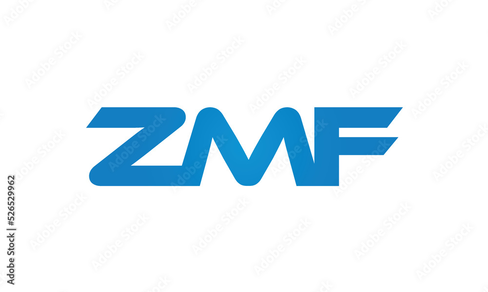 initial letters ZMF linked creative modern monogram lettermark logo design, connected letters typography logo icon vector illustration initial letters ZMF linked creative modern monogram lettermark logo design, connected letters typography logo icon vector illustration