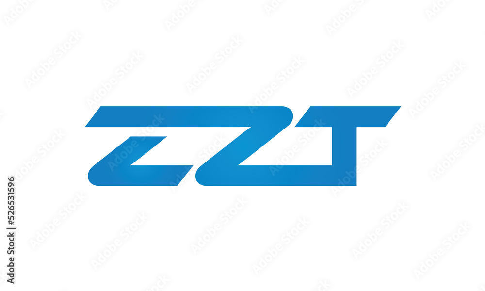 initial letters ZZT linked creative modern monogram lettermark logo design, connected letters typography logo icon vector illustration initial letters ZZT linked creative modern monogram lettermark logo design, connected letters typography logo icon vector illustration