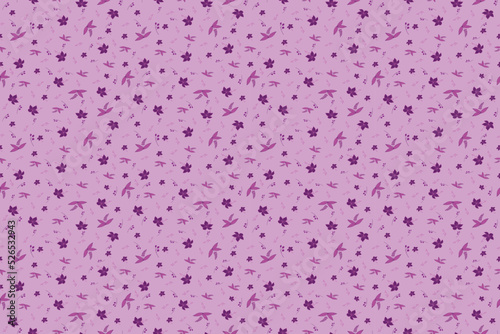 purple floral pattern background