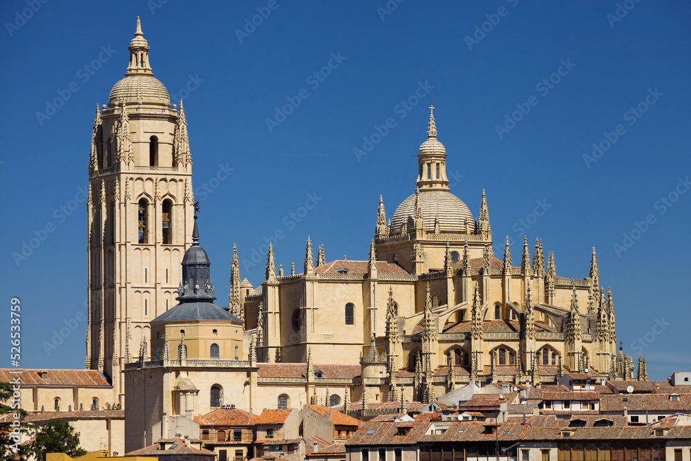 Cathedral of Segovia from Mirador de la Piedad