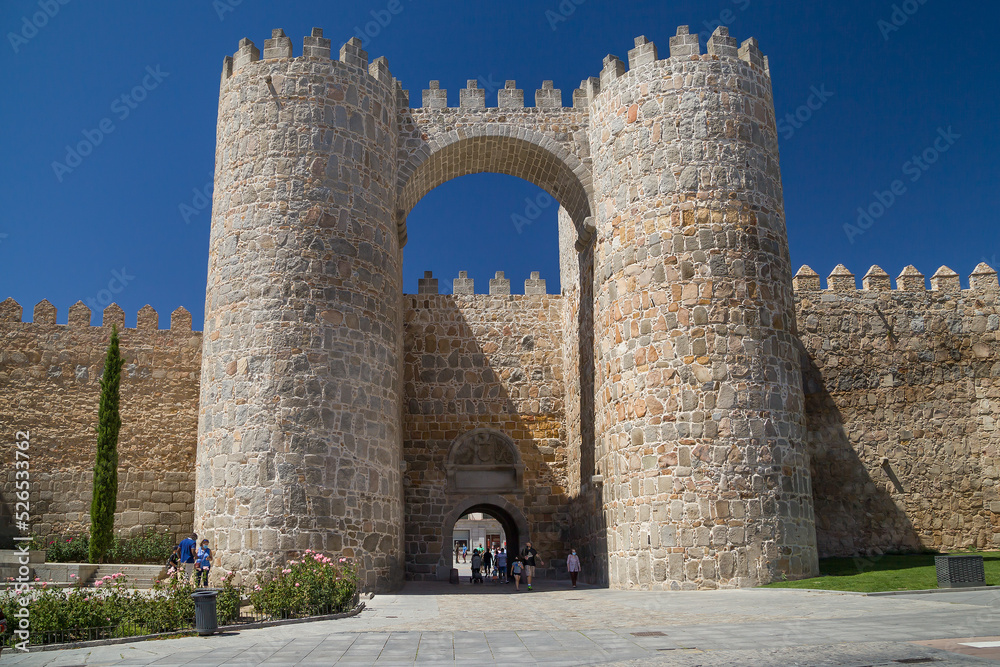 Alcazar Gate in Avila