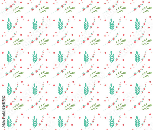 New year berry pattern