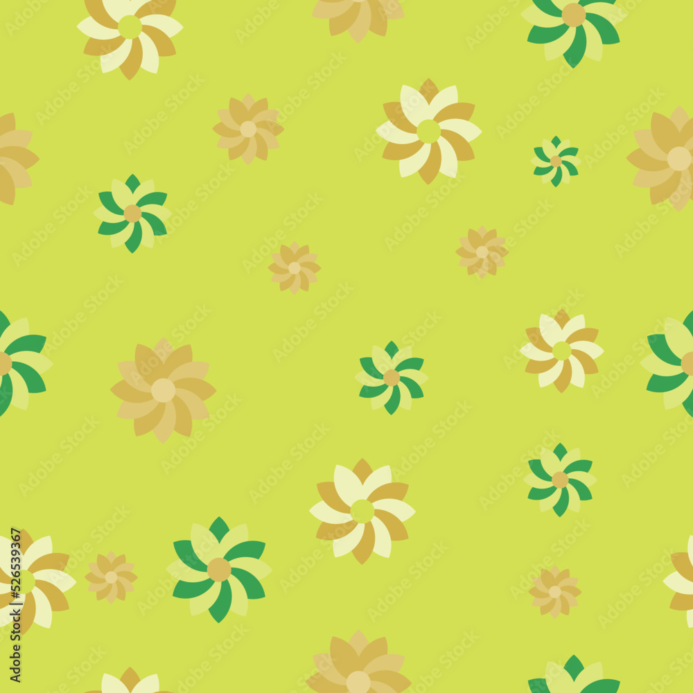 Vector pattern design illustration of flowers