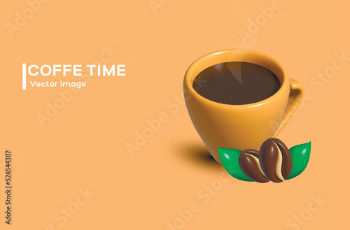 aromatic coffee 3d