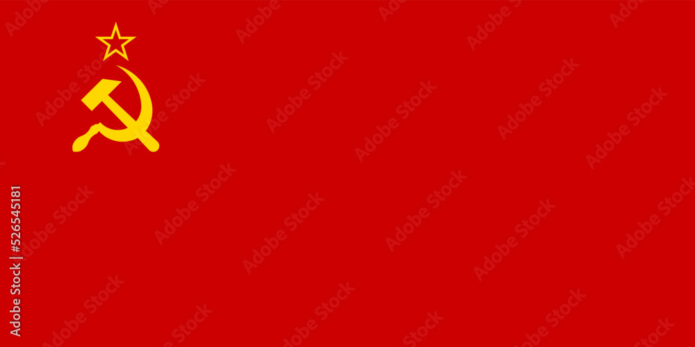 Flag of the Soviet Union (USSR). The Soviet Union, officially the Union of Soviet Socialist Republics (USSR), was a transcontinental country that spanned much of Eurasia from 1922 to 1991. Flag of the Soviet Union (USSR). The Soviet Union, officially the Union of Soviet Socialist Republics (USSR), was a transcontinental country that spanned much of Eurasia from 1922 to 1991.