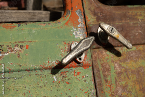 old rusty lock