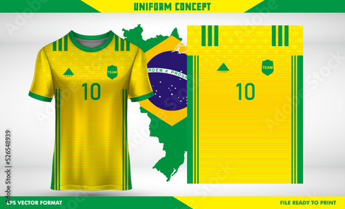 Sport Wear uniform concept Brazil photo