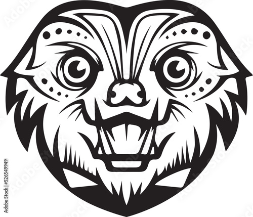 Tiger Face Vector Design