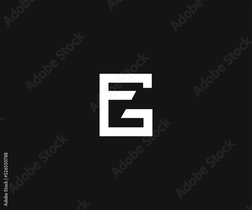 FG GF F G Letter logo design concept with background. Initial based creative minimal monogram icon letter. Modern luxury alphabet vector design