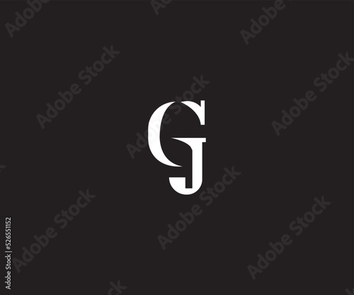 GJ, JG, G, J Letter Logo Vector Template Abstract Monogram Symbol