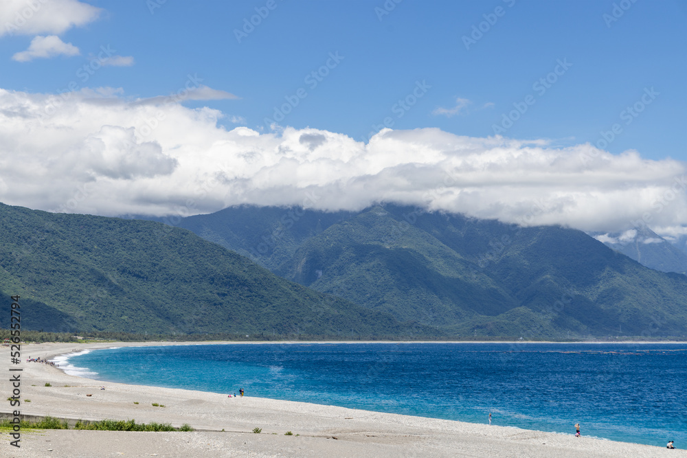 Hualien Qixingtan Beach in Taiwan