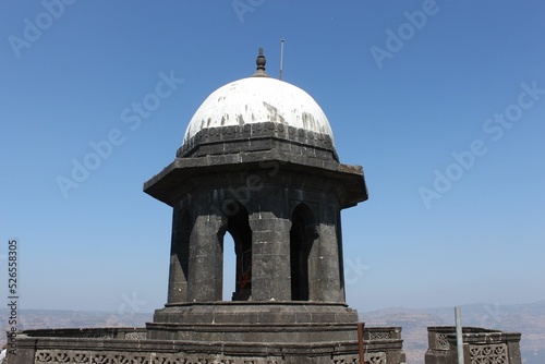 View of Chhatrapati Shivaji Maharaj Samadhi, Raigad Fort, Maharashtra, India photo