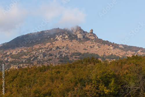 Rocks near Demerdzhi. Crimea