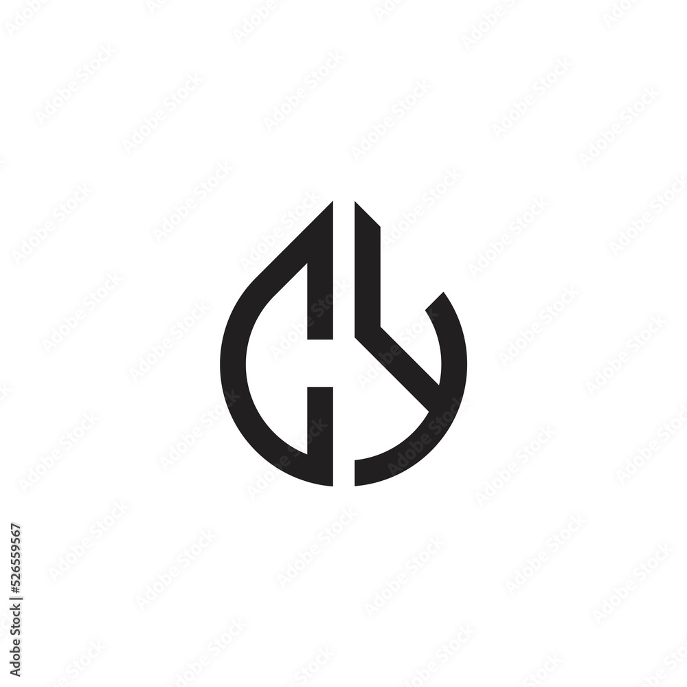 CK CY letter logo design CK CY letter logo design