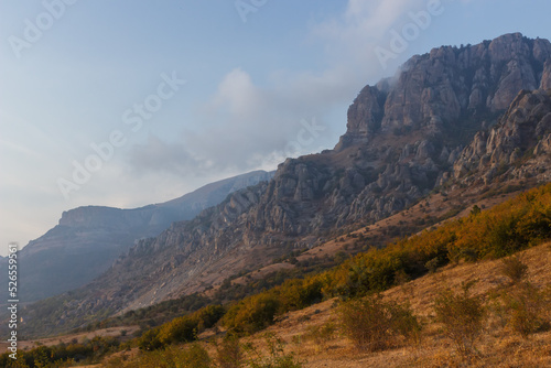 Rocks near Demerdzhi. Crimea © lindely