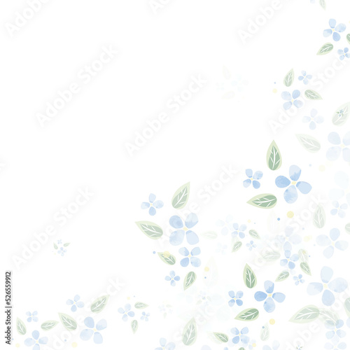 Malowane kwiaty tło